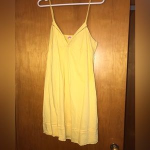 Midi yellow summer dress
